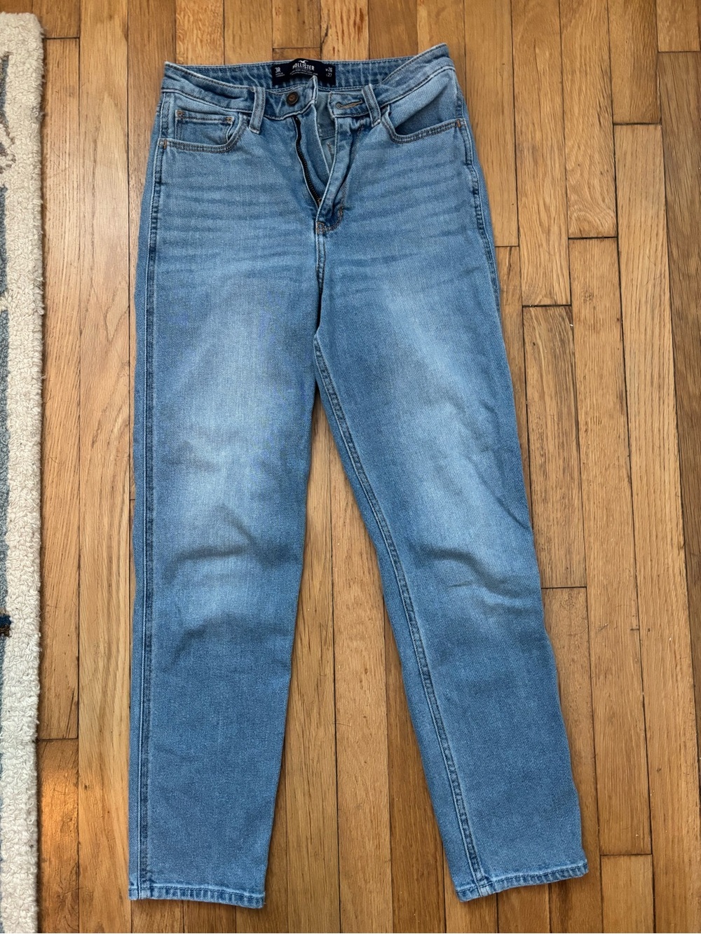 Hollister Light Blue High-Rise Jeans